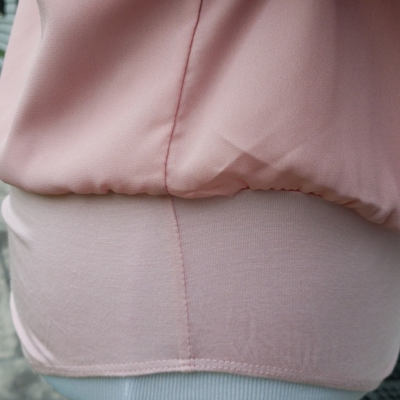 Umgee Blush Bodysuit Slit Back - Picture 7 of 8